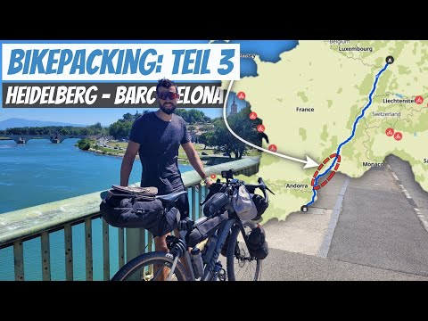 1.700km Bikepacking Tour von Heidelberg nach Barcelona | Teil 3: Rhône-Radweg & Mittelmeer Route