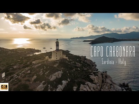 🇮🇹 4K drone video of Capo Carbonara, Sardinia, Italy.