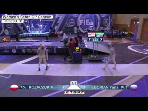 FE W S Individual Cancun MEX Grand Prix 2016 T16 05 blue EGORIAN RUS vs KOZACZUK POL