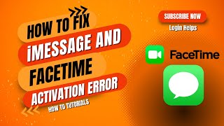 How to Fix iMessage/Facetime Activation Error | An Error Occurred During Activation Try Again