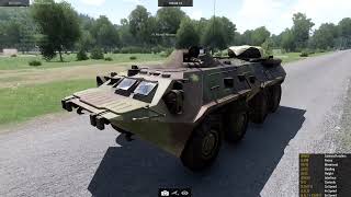 Arma3 Simple Test: RHS Vehicles not Able Normally Move On Roads
