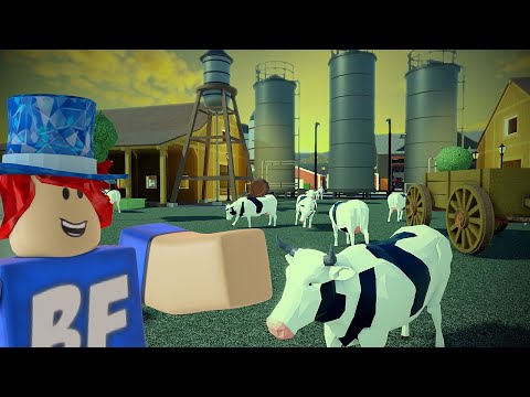 Building the BEST Cow Farm in Farming and Friends (Part 1)