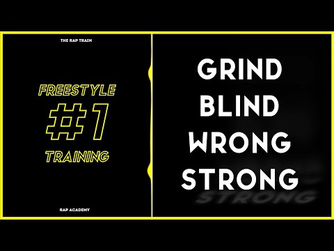 Freestyle Battle Beat with Words - Battle Beat Training - Rap Beat  -Improvising with Word Generator