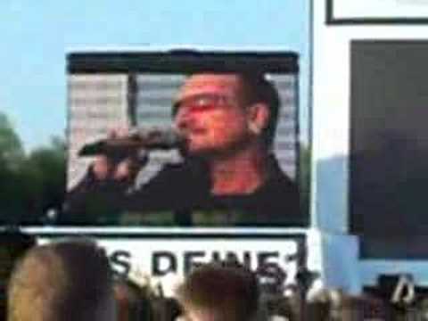 G8 - Bono, Bob Geldof & Campino - LIVE