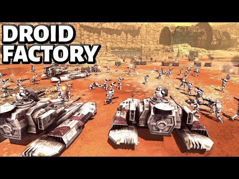 HUGE Star Wars Battle - Geonosis Droid Factory - Star Wars GAW mod