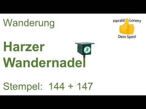 Harzer Wandernadel: Stempel 144 und 147