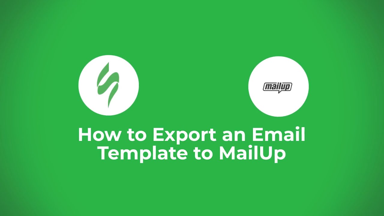 How to create an email template and send it to MailUp