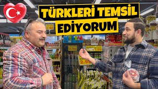 Hollanda’da sahibi Türk olan ve Türklerin çalıştığı bir Türk marketi: 