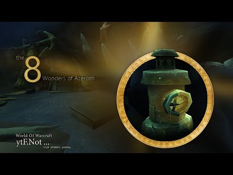 Gorm's Lantern and The Eight Wonders of Azeroth Book in Gorm's Den, Nazjatar