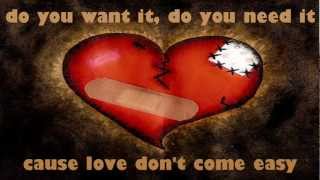 White Lion - Love Don&#39;t Come Easy + Lyrics