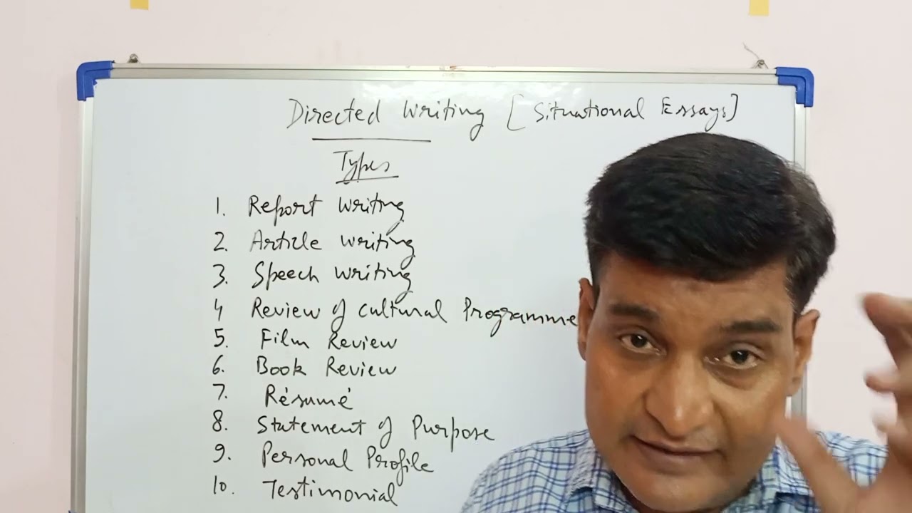 Directed Writing: It's types