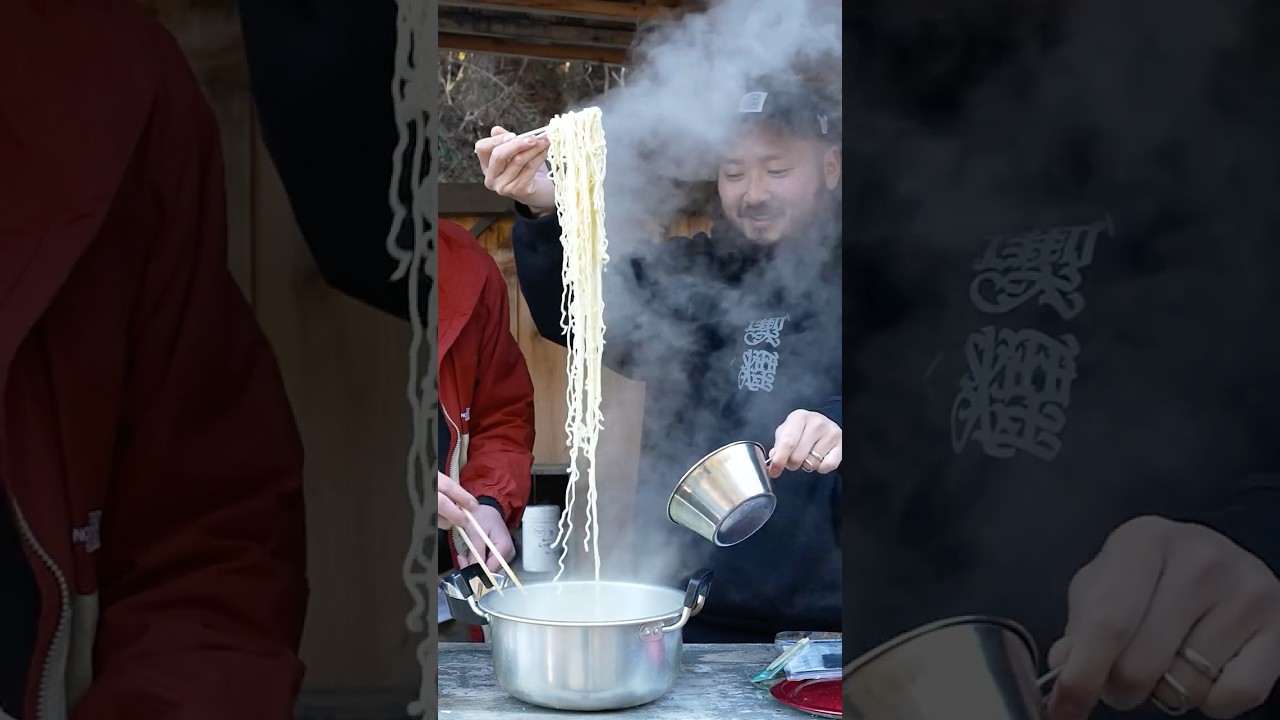 【とある寒い日の塩ラーメン】　#shorts