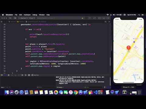 MapKit In SwiftUI - Core Location In SwiftUI - Live Location Updates In SwiftUI - MapView In SwiftUI