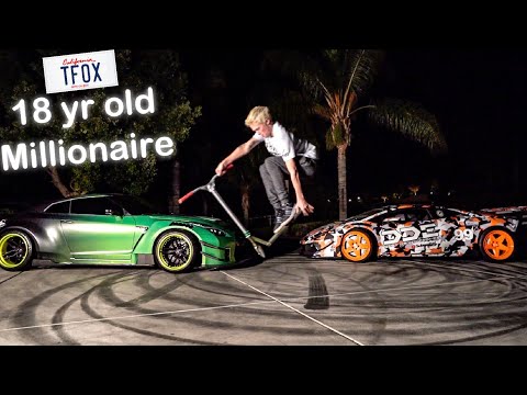 MEET "TANNER FOX" & HIS 900 WHP LIBERTY WALK GTR! *SELF MADE MILLIONAIRE** Video