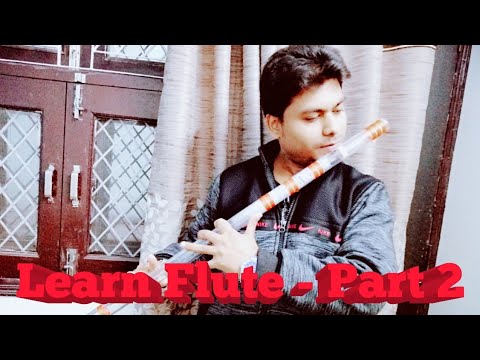 Lesson 2 : How to play flute /Bansuri - Sa Re Ga Ma