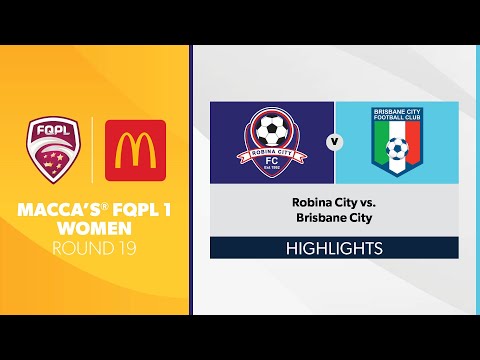 Macca’s® FQPL 1 Women R19 - Robina City vs. Brisbane City Highlights
