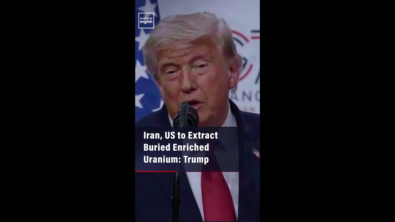 Video | Iran, US to Extract Buried Enriched Uranium: Trump
