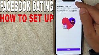 ✅  How To Set Up and Join Facebook Dating Profile 🔴