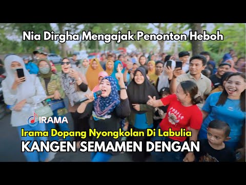 Nia Dirgha Heboh !! Sasak Kangen Semamen Dengan Bikin Penonton Irama Dopang Ikut Joget Rame Rame