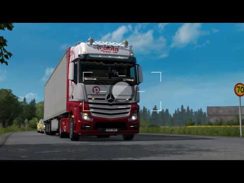 ETS2 Mercedes Actros MP4 Skövde - Kalmar