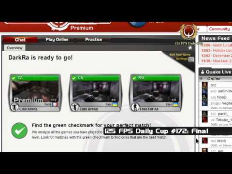 125 FPS Daily Cup #172 12th December #2