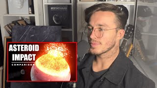 Physicist Reacts to ASTEROID IMPACT Comparison 🌑💥