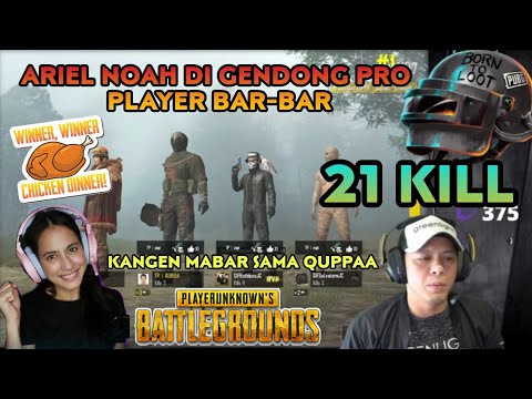 ARIEL NOAH DIGENDONG PRO PLAYER AUTO CHIKEN DINNER, PEVITA PEARCE KEMANA??  - PUBG MOBILE