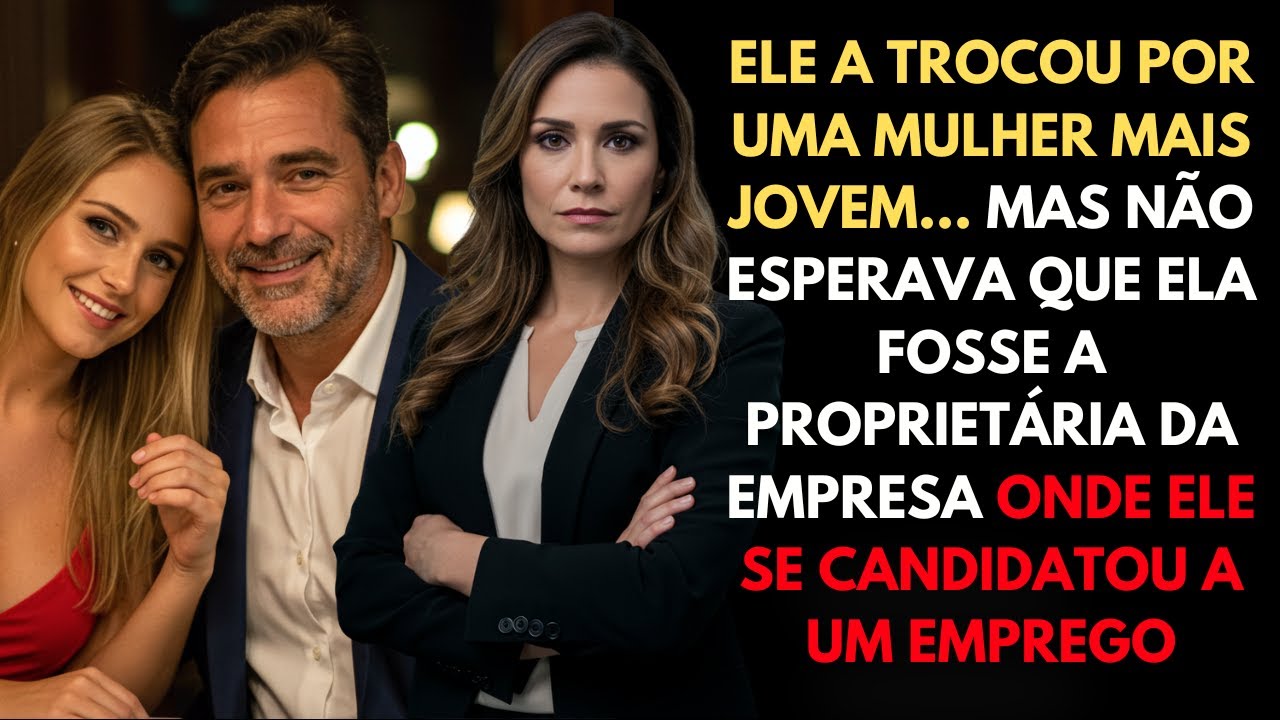 💔 ELE A TROCOU POR UMA MULHER MAIS JOVEM... MAS NÃO ESPERAVA QUE ELA FOSSE A PROPRIETÁRIA DA EMPRESA