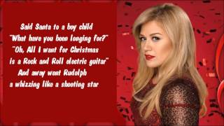 Kelly Carskon - Run Run Rudolph (Lyric Video)