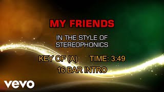 Stereophonics - My Friends (Karaoke)