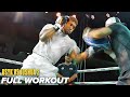 DOES ANTHONY JOSHUA LOOK STIFF IN WORKOUT FOR USYK?! OR DISPLAYING BONE BREAKING POWER!