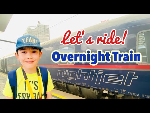 My First Overnight Train Ride Experience | ÖBB Nightjet Deluxe | Brussels to Vienna | @EnzoTVidz