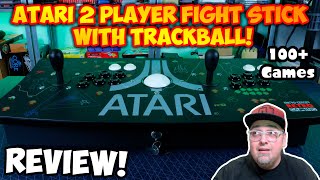 Official Atari Ultimate Dual Arcade Fight Stick with Trackball & Over 100 Games! Worth It Or Junk?
