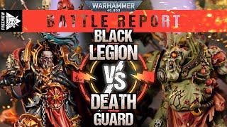 Black Legion vs Death Guard 2000pts | Warhammer 40,000 Battle Report