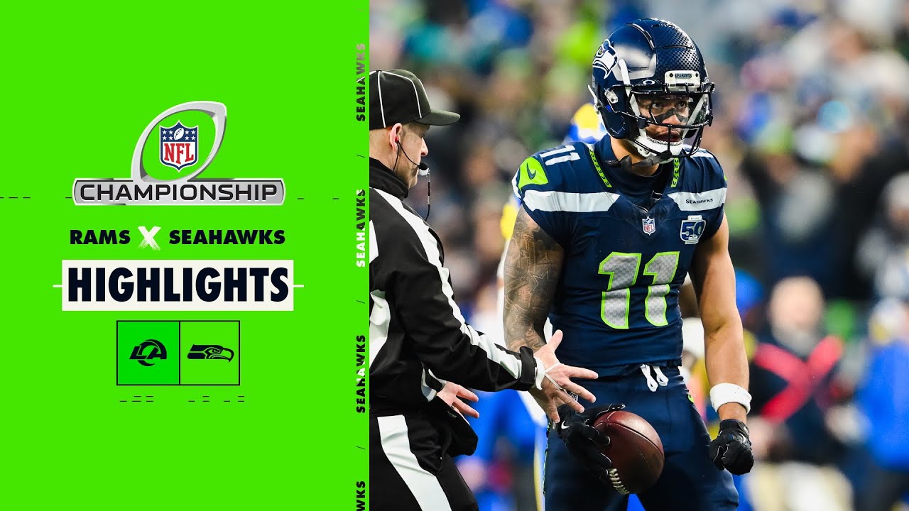 Jaxon Smith-Njigba's Best Catches From 153-Yard Game vs. Rams | NFC Championship Game