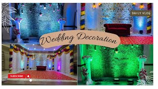 Wedding flowers 💐 Decoration set up| wedding decoration work @guruartevents
