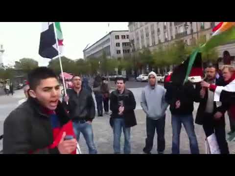 Berlin demo vor der syrischen Botschaft 7.10.2011