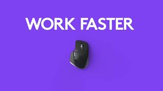 Video 2 of Product Logitech Master Series MX Master 3 Wireless Mouse + MX Keys Wireless Keyboard & Master Series (for PC, or for Mac)