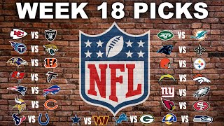 NFL Week 18 Picks 2022