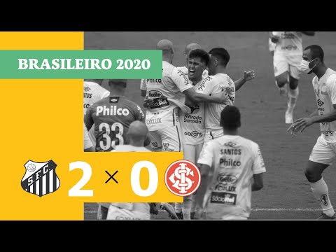 Santos 2 x 0 Internacional - Gols - 14/11 - Brasileirão 2020