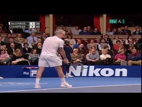 BlackRock Masters Tennis 2008 RR Sampras vs McEnroe (3/7)