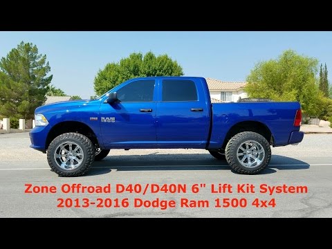Zone Offroad D40/D40N & D41/D41N 6" Lift Kit System | 2013-2018 Dodge Ram 1500