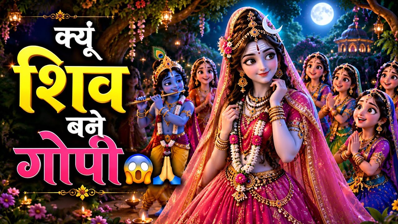 क्यों बने महादेव गोपी? रहस्य है गोपेश्वर महादेव की कथा 🙏✨ #RadhaKrishna #Nidhivan