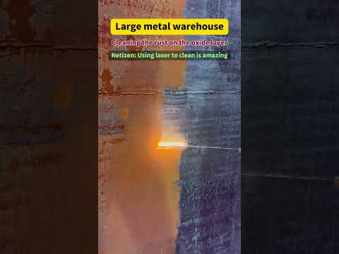 Professional Laser Cleaning: Removing Rust from Large Tank with a Hand Held Laser Cleaner-ZAC Laser
