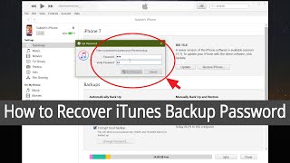 Forgot iPhone Backup Password? | How to Recover iTunes Backup Password | iOS 15 | iPhone 13