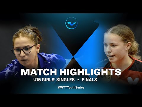 Bianca Mei Rosu vs Annett Kaufmann | WTT Youth Contender Vila Real (U15GS Finals)