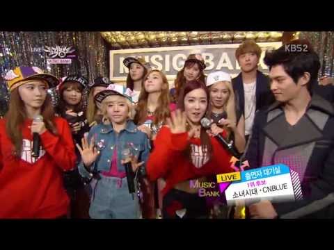 130201 KBS2 Music Bank SNSD  Waiting Room Interview