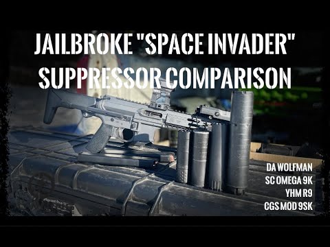 Suppressor Comparison with the Jailbroke "Space Invader"