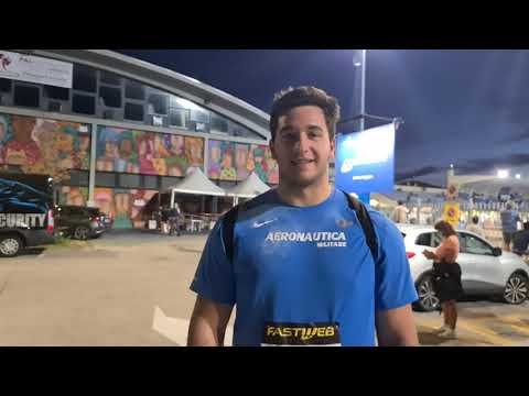 Atletica, Leonardo Fabbri da argento olimpico, 21,99 a Padova. La fidanzata, il fratello e la mamma