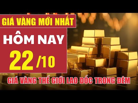Gold price today October 22: World gold price plummeted overnight